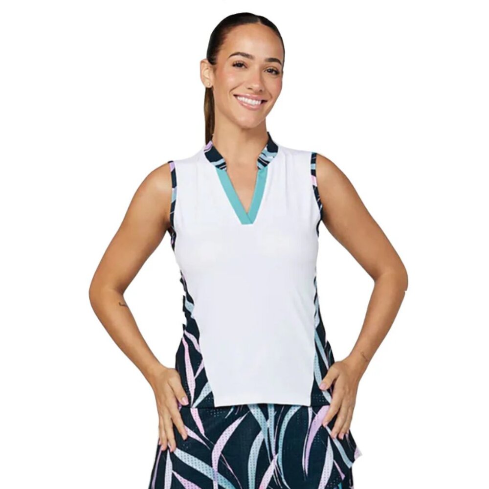 Sofibella Isla Bonita Sleeveless Womens Tennis Shirt